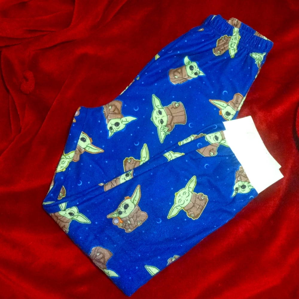 Boys Baby Yoda pajama pants size 10-12